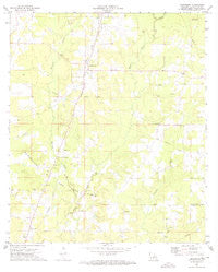 Longstreet Louisiana Historical topographic map, 1:24000 scale, 7.5 X 7.5 Minute, Year 1972