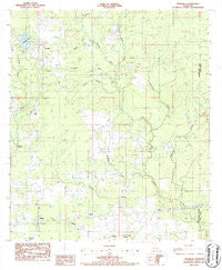 Longville Louisiana Historical topographic map, 1:24000 scale, 7.5 X 7.5 Minute, Year 1986