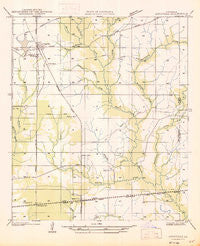Longville Louisiana Historical topographic map, 1:31680 scale, 7.5 X 7.5 Minute, Year 1947