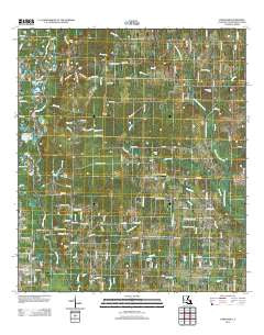 Loranger Louisiana Historical topographic map, 1:24000 scale, 7.5 X 7.5 Minute, Year 2012
