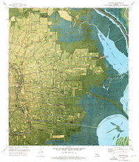 Loreauville Louisiana Historical topographic map, 1:24000 scale, 7.5 X 7.5 Minute, Year 1973