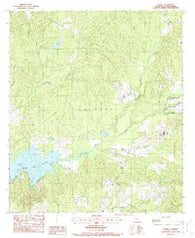 Loring Louisiana Historical topographic map, 1:24000 scale, 7.5 X 7.5 Minute, Year 1988