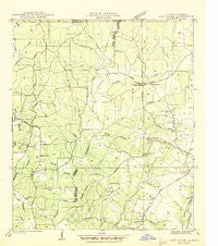 Lost Creek Louisiana Historical topographic map, 1:31680 scale, 7.5 X 7.5 Minute, Year 1945