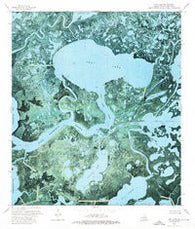 Lost Lake Louisiana Historical topographic map, 1:24000 scale, 7.5 X 7.5 Minute, Year 1974
