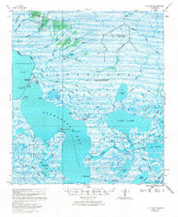 Lost Lake Louisiana Historical topographic map, 1:62500 scale, 15 X 15 Minute, Year 1957