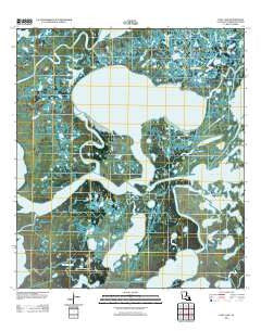 Lost Lake Louisiana Historical topographic map, 1:24000 scale, 7.5 X 7.5 Minute, Year 2012