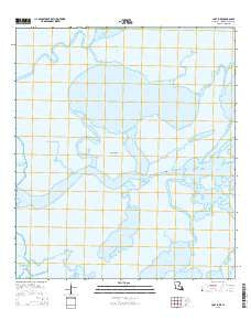 Lost Lake Louisiana Current topographic map, 1:24000 scale, 7.5 X 7.5 Minute, Year 2015