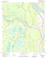 Lower Sunk Lake Louisiana Historical topographic map, 1:24000 scale, 7.5 X 7.5 Minute, Year 1965