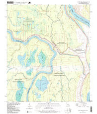 Lower Sunk Lake Louisiana Historical topographic map, 1:24000 scale, 7.5 X 7.5 Minute, Year 1996