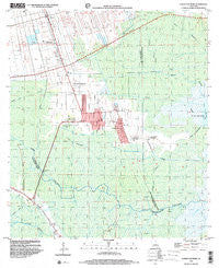 Lower Vacherie Louisiana Historical topographic map, 1:24000 scale, 7.5 X 7.5 Minute, Year 1998