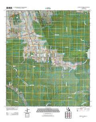 Lower Vacherie Louisiana Historical topographic map, 1:24000 scale, 7.5 X 7.5 Minute, Year 2012