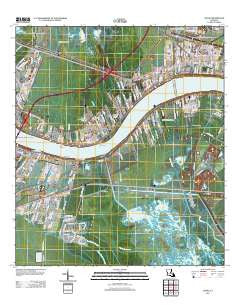 Luling Louisiana Historical topographic map, 1:24000 scale, 7.5 X 7.5 Minute, Year 2012