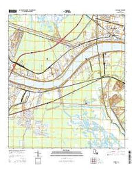 Luling Louisiana Current topographic map, 1:24000 scale, 7.5 X 7.5 Minute, Year 2015