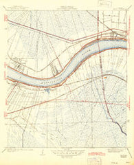 Luling Louisiana Historical topographic map, 1:31680 scale, 7.5 X 7.5 Minute, Year 1938