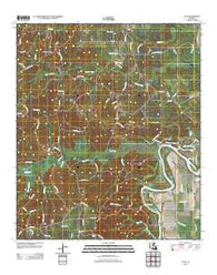 Luna Louisiana Historical topographic map, 1:24000 scale, 7.5 X 7.5 Minute, Year 2012