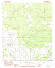 Lunita Louisiana Historical topographic map, 1:24000 scale, 7.5 X 7.5 Minute, Year 1982