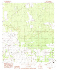 Lunita Louisiana Historical topographic map, 1:24000 scale, 7.5 X 7.5 Minute, Year 1982