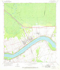 Lutcher Louisiana Historical topographic map, 1:24000 scale, 7.5 X 7.5 Minute, Year 1962