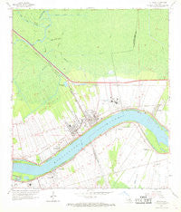 Lutcher Louisiana Historical topographic map, 1:24000 scale, 7.5 X 7.5 Minute, Year 1962