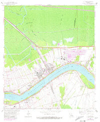 Lutcher Louisiana Historical topographic map, 1:24000 scale, 7.5 X 7.5 Minute, Year 1962