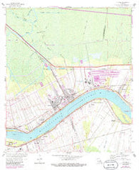 Lutcher Louisiana Historical topographic map, 1:24000 scale, 7.5 X 7.5 Minute, Year 1962