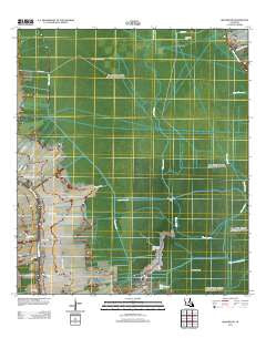 Madewood Louisiana Historical topographic map, 1:24000 scale, 7.5 X 7.5 Minute, Year 2012