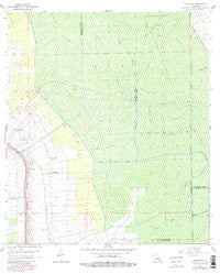 Madewood Louisiana Historical topographic map, 1:24000 scale, 7.5 X 7.5 Minute, Year 1962