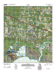 Madisonville Louisiana Historical topographic map, 1:24000 scale, 7.5 X 7.5 Minute, Year 2012