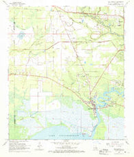 Madisonville Louisiana Historical topographic map, 1:24000 scale, 7.5 X 7.5 Minute, Year 1968
