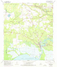 Madisonville Louisiana Historical topographic map, 1:24000 scale, 7.5 X 7.5 Minute, Year 1968
