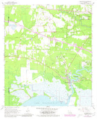 Madisonville Louisiana Historical topographic map, 1:24000 scale, 7.5 X 7.5 Minute, Year 1968