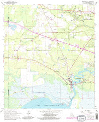 Madisonville Louisiana Historical topographic map, 1:24000 scale, 7.5 X 7.5 Minute, Year 1968