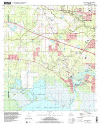 Madisonville Louisiana Historical topographic map, 1:24000 scale, 7.5 X 7.5 Minute, Year 1998