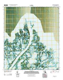 Main Pass Louisiana Historical topographic map, 1:24000 scale, 7.5 X 7.5 Minute, Year 2012