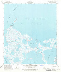 Malheureux Point Louisiana Historical topographic map, 1:24000 scale, 7.5 X 7.5 Minute, Year 1955