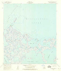 Malheureux Point Louisiana Historical topographic map, 1:24000 scale, 7.5 X 7.5 Minute, Year 1955