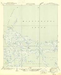Malheureux Point Louisiana Historical topographic map, 1:31680 scale, 7.5 X 7.5 Minute, Year 1946