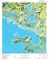 Mallard Bay Louisiana Historical topographic map, 1:24000 scale, 7.5 X 7.5 Minute, Year 1979