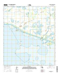 Mallard Bay Louisiana Current topographic map, 1:24000 scale, 7.5 X 7.5 Minute, Year 2015