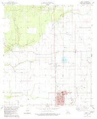 Mamou Louisiana Historical topographic map, 1:24000 scale, 7.5 X 7.5 Minute, Year 1983