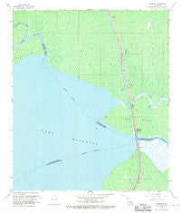 Manchac Louisiana Historical topographic map, 1:24000 scale, 7.5 X 7.5 Minute, Year 1968