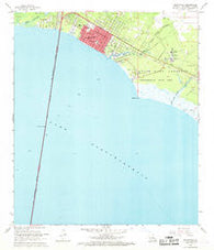 Mandeville Louisiana Historical topographic map, 1:24000 scale, 7.5 X 7.5 Minute, Year 1968