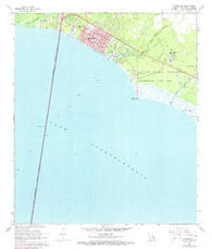 Mandeville Louisiana Historical topographic map, 1:24000 scale, 7.5 X 7.5 Minute, Year 1968