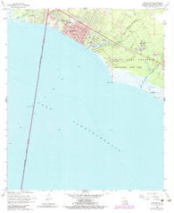 Mandeville Louisiana Historical topographic map, 1:24000 scale, 7.5 X 7.5 Minute, Year 1968