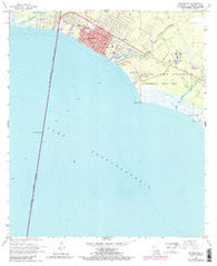 Mandeville Louisiana Historical topographic map, 1:24000 scale, 7.5 X 7.5 Minute, Year 1968