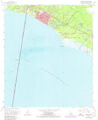 Mandeville Louisiana Historical topographic map, 1:24000 scale, 7.5 X 7.5 Minute, Year 1968