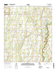 Mangham Louisiana Current topographic map, 1:24000 scale, 7.5 X 7.5 Minute, Year 2015