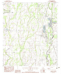 Mangham Louisiana Historical topographic map, 1:24000 scale, 7.5 X 7.5 Minute, Year 1982