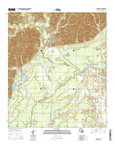 Manifest Louisiana Current topographic map, 1:24000 scale, 7.5 X 7.5 Minute, Year 2015