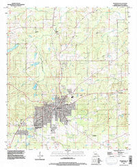 Mansfield Louisiana Historical topographic map, 1:24000 scale, 7.5 X 7.5 Minute, Year 1994